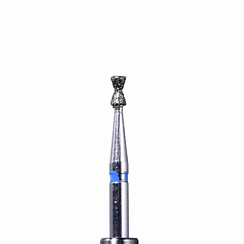 Defend FG #813.014 Medium Grit Double Inverted Cone Diamond Burs, 10/Pk - Defend FG #813.014 Medium grit, Double Inverted Cone diamond burs, 10/Pk - Image 1