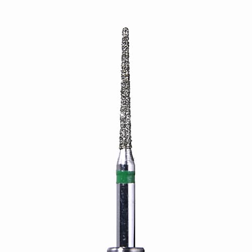 Defend FG #850.010 Coarse Grit Round End Taper Diamond Burs, 10/Pk - Defend FG #850.010 Coarse grit, Round end taper diamond burs, 10/Pk - Image 1