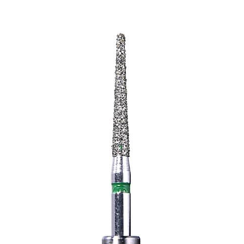 ODS Precision Diamond FG #856L.014 Coarse Grit Round End Taper Diamond Burs, 10/Pk - ODS Precision Diamond FG #856L.014 Coarse grit, Round end taper diamond burs - Image 1