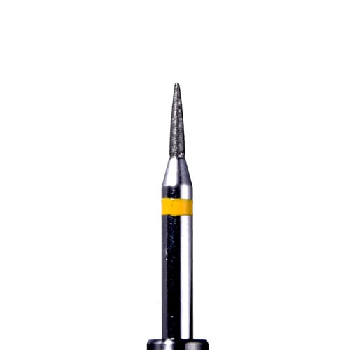 ODS Precision Diamond FG #860.010 Super Fine Grit Flame Diamond Burs, 10/Pk - ODS Precision Diamond FG #860.010 Super Fine grit, Flame diamond burs, 10/Pk - Image 1