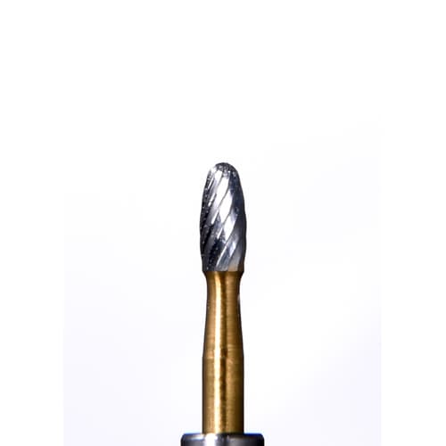 ODS Precision Carbide FG #7406 Egg Shaped 12-Blade Trimming & Finishing Bur, Pack of 10 - ODS Precision Carbide FG #7406 Egg Shaped 12 blade Trimming & Finishing carbide - Image 1