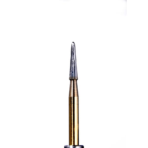 ODS Precision Carbide FG #7612 Taper Pointed, 12 Blade Trimming and Finishing Bur, Pack of 10 - ODS Precision Carbide FG #7612 Taper Pointed, 12 blade, Trimming and Finishing - Image 1