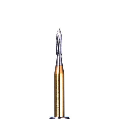 ODS Precision Carbide FG #7902 12-Blade Needle-Shaped Trimming and Finishing Bur, Pack of 10 - ODS Precision Carbide FG #7902 12 blade needle shaped trimming and finishing - Image 1
