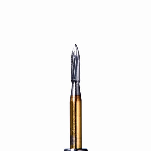ODS Precision Carbide FG #7903 12-Blade Needle-Shaped Trimming and Finishing Bur, Pack of 10 - ODS Precision Carbide FG #7903 12 blade needle shaped trimming and finishing - Image 1