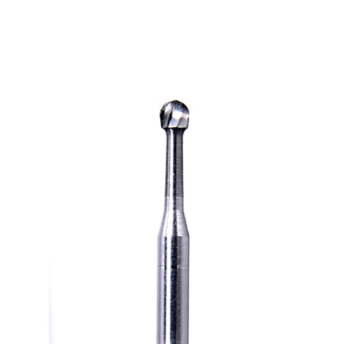 ODS Precision Carbide RA #8 Round Carbide Bur for Slow Speed Latch, Package of 10 - ODS Precision Carbide RA #8 Round Carbide Bur for Slow Speed Latch, package - Image 1
