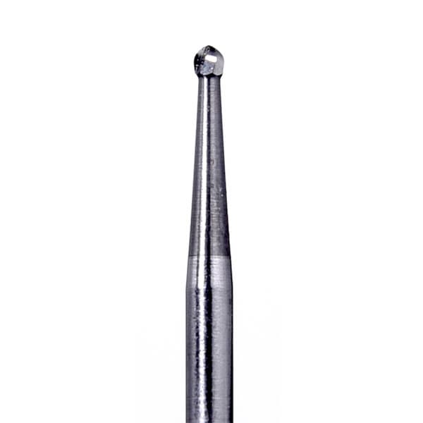 ODS FG #2 SL (Surgical Length) Round Carbide Burs, 10/Pk - ODS FG #2 SL (Surgical Length) Round Carbide Burs, 10/Pk - Image 1
