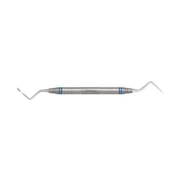 Nordent Root Tip Picks, Double-Ended, Heidbrink #2-3, DuraLite ColorRings Handle, Hardened Stainless Steel thumbnail 4