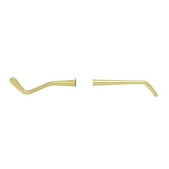 Nordent Composite Placement Instrument #2, Double-Ended Paddle/Condenser, Titanium Nitride Coated, DuraLite ColorRings Handle, CEPFI2T thumbnail 5