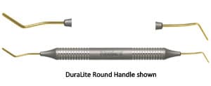 Nordent Composite Placement Instrument #37, Double Paddle, Titanium Nitride Coated, DuraLite ColorRings Handle, Stainless Steel, Double End, PFI37T thumbnail 3