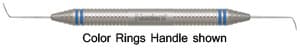 Nordent Explorer DE #3 Double-Ended with DuraLite ColorRings Handle, Stainless Steel thumbnail 4