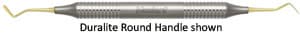 Nordent Composite Placement Instrument #40T, Double Paddle, Titanium Nitride Coated, DuraLite Round Handle, Stainless Steel, Double End thumbnail 10