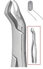 Nordent Extraction Forceps, Upper Right 1st and 2nd Molar, Stainless Steel, Serrated, #53R thumbnail 5