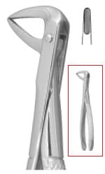 Nordent Extraction Forceps, Lower Roots, English Pattern #74, Stainless Steel, FE74 thumbnail 5