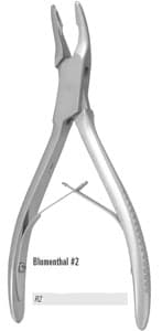 Nordent Blumenthal #2 Rongeur, 6.25" (160 mm), 30° Angled Beak, German Stainless Steel, 1 Each thumbnail 6
