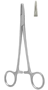 Nordent Needle Holder #204, Crile-Wood, Stainless Steel Jaws, 6"/150mm thumbnail 4