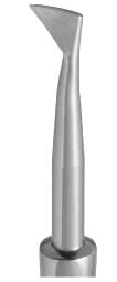 Nordent Surgical Elevator Cryer #45, Medium Flag, Right, Stainless Steel Handle, Single End, Standard Blade thumbnail 6