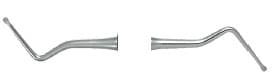 Nordent #11S Long Shank Spoon Excavator, Double End, 1.2 mm Head Diameter, DuraLite ColorRings Handle, Stainless Steel, Single thumbnail 3