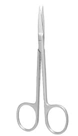 Nordent Iris Straight Surgical Scissors, 4.5" (115 mm), Stainless Steel, #301 thumbnail 4