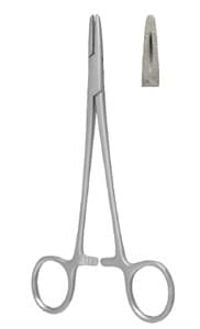Nordent Stainless Steel Needle Holder, Mayo-Hegar #202, 6-1/2" / 160mm thumbnail 5