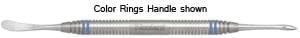 Nordent Molt #9 Double End Periosteal Elevator, Stainless Steel DuraLite ColorRings Handle thumbnail 9