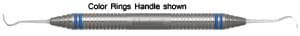 Nordent R138 Universal Sickle Scaler, Double End, Offset NMJ Tips, DuraLite Round Handle, Stainless Steel, 1 Each thumbnail 8