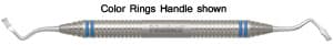 Nordent #4 Ochsenbein Periodontal Hoe, Double-End, DURALite ColorRings Handle, 3.5mm, 01KEZKNMFHDSXYX2PC4XE2PMWF thumbnail 3
