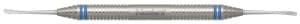 Nordent TG Double End Periodontal Chisel, Opposing Blades 2.5mm Wide, High Carbon Hardened Stainless Steel, DuraLite ColorRings Handle thumbnail 2