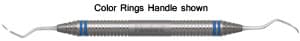 Nordent Scaler DE Posterior Sickle #204 DuraLite ROUND, Double-Ended, Stainless Steel, RESC204 thumbnail 10