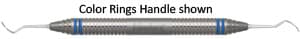Nordent Sickle Scaler #204S, Posterior, Double End, DuraLite® Round Handle, Stainless Steel, 1 Each thumbnail 9