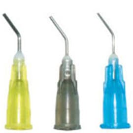 ODS Pre-Bent Needle Tips, 20 Gauge, Yellow, Bag of 100 - ODS Pre-Bent Needle Tips - 20 Gauge Yellow - Bag of 100 Tips - Image 1