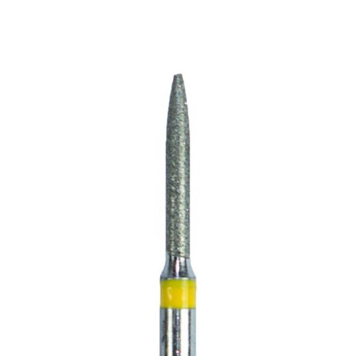 ODS Precision FG #856.016 Super Fine Grit Round End Taper Diamond Burs, 1.6mm Head Diameter, 10/Pk - ODS Precision FG #856.016 Super Fine Grit Round End Taper Diamond Burs, 10/Pk - Image 1
