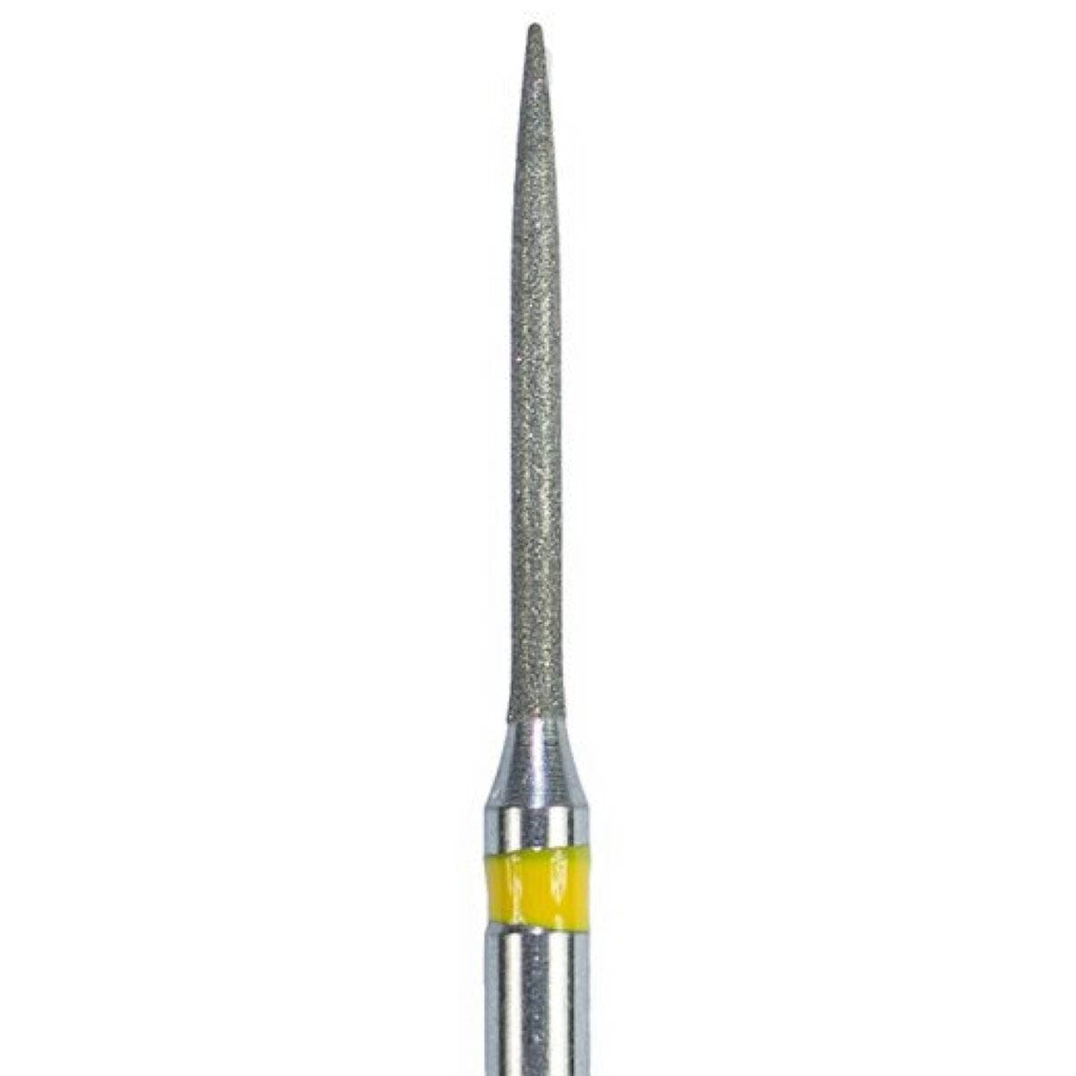 ODS Precision FG #863.010 Super Fine Grit Flame Shaped Diamond Burs, 1.0mm Head Diameter, 10/Pk - ODS Precision FG #863.010 Super Fine Grit Flame Shaped Diamond Burs, 10/Pk - Image 1