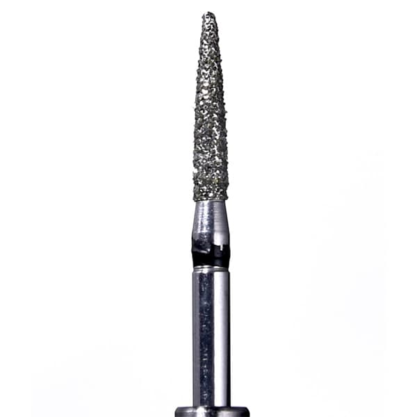 ODS Precision Diamond FG #862.014 Coarse Grit Flame Diamond Bur, 10/Pk - ODS Precision Diamond FG #862.014 Coarse grit, Flame diamond burs, 10/Pk - Image 1