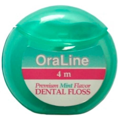 Oraline Patient Size Waxed Dental Floss, PTFE Premium, Mint, 4m, 144/cs - Oraline Patient Size Waxed Dental Floss, PTFE Premium, Mint, 4m, 144/cs - Image 1
