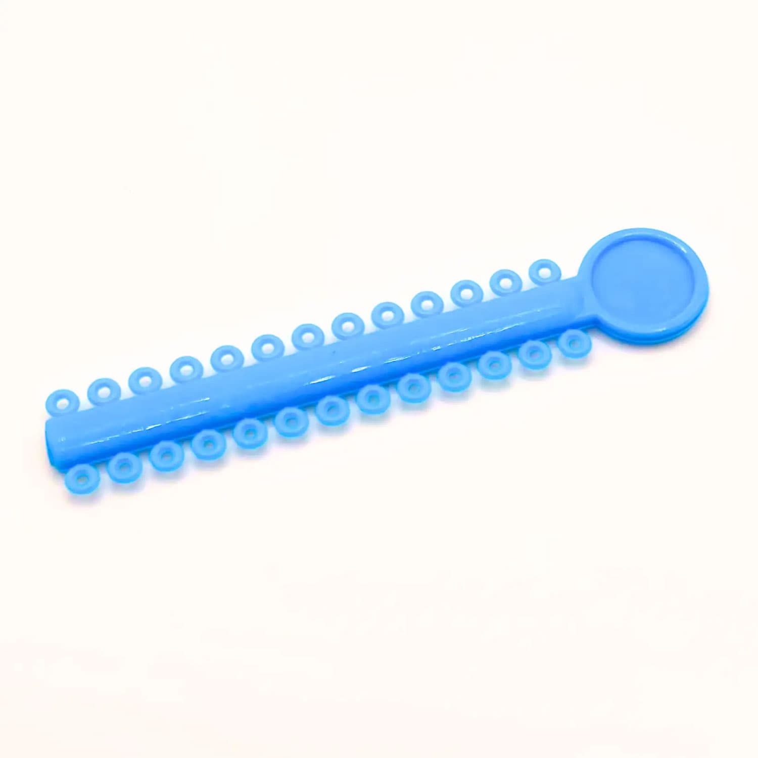 Ortho Shop Elastic Ligature Ties, Aqua, 1040/Pk - Ortho Shop Elastic Ligature Ties, Aqua, 1040/Pk - Image 1