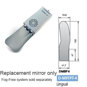 Osung FF-Photo Intraoral Photo Mirror for Fog-Free System, Lingual Adult Size, Stainless Steel, Double-Sided, Autoclavable - FF-Photo Intra Oral Photo Mirror for Fog-Free system, Lingual Adult Size - Image 1