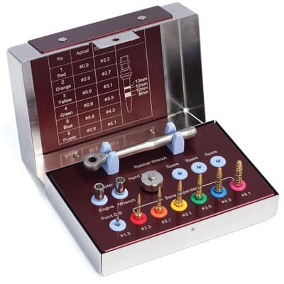 Bone Expander Kit, 6 Screws (2.3mm–5.1mm) with Point Drill, Wrenches, and Case thumbnail 2