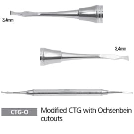 Osung Modified TG Ochsenbein Chisel, CTG-O, Small - Osung Modified TG Ochsenbein Chisel, CTG-O. Small, delicate bone removal - Image 1
