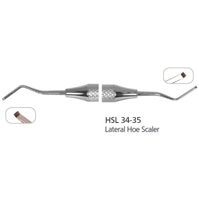 Osung HSL34-35 Hoe Dental Scaler, Lightweight Hollow Stainless Steel Handle - Osung HSL34-35 Hoe Dental Scaler with a lightweight hollow stainless steel - Image 1
