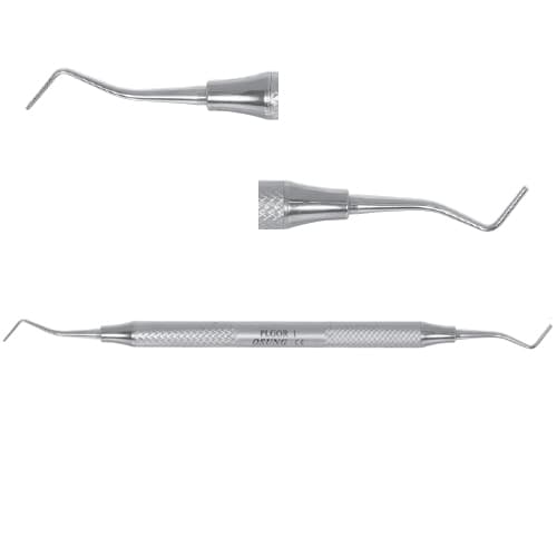 Osung OR1 Oregon Amalgam Plugger, Lightweight Stainless Steel Handle, Serrated, 0.9mm & 1.2mm Ends - Osung OR1 Oregon Amalgam Plugger with lightweight stainless steel handle. End - Image 1