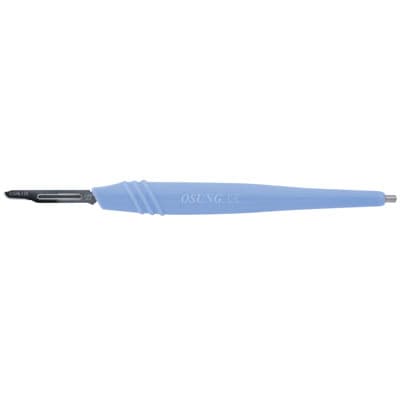 Osung Silicone Scalpel Handle, Straight, Ergonomic, Autoclavable - Osung Silicone scalpel handle, straight, ergonomic and autoclavable - Image 1