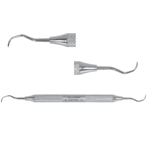 Osung MS 11-12 Mini Sickle Scaler, Lightweight Hollow Stainless Steel Handle - Osung MS 11-12 Mini Sickle Scaler with a lightweight hollow stainless steel - Image 1