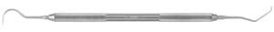 Osung #5H Double End Dental Explorer, Stainless Steel Handle, Rigid Tips, Single Instrument - Osung #5H Double End Dental Explorer with a Stainless Steel Handle. Rigid type - Image 1