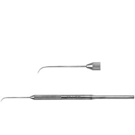 Osung #3 Single End Dental Explorer, Stainless Steel Handle, Single Instrument - Osung #3 Single End Dental Explorer with a Stainless Steel Handle. The explorer - Image 1