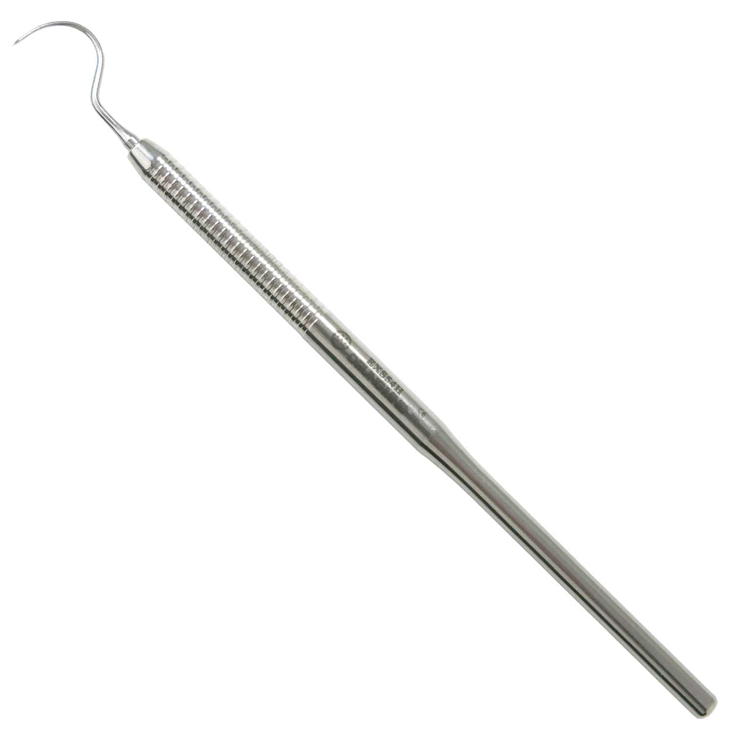 Osung #54H Single End Dental Explorer, Stainless Steel Handle - Osung #54H Single End Dental Explorer with a Stainless Steel Handle - Image 1