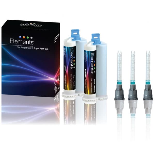 Elements Bite Registration Material, Regular Set, 2 x 50 mL Cartridges with 6 Mixing Tips, PD-190 thumbnail 2