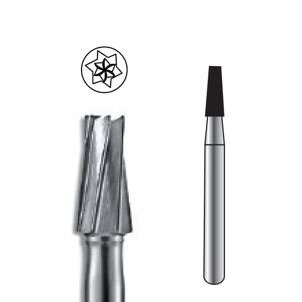 Pac-Dent FG #172 Taper Fissure Carbide Bur, Package of 10 - Pac-Dent FG #172 Taper Fissure Carbide Bur, Package of 10 Burs. - Image 1