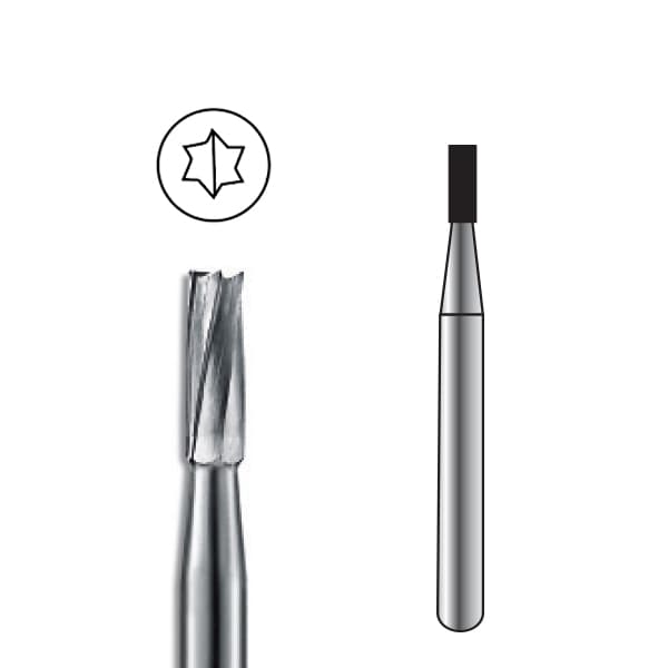Pac-Dent #256 Carbide Bur All Purpose FG, Pack of 100 thumbnail 2