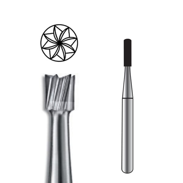 Pac-Dent #332L Carbide Bur, Pear Shape, FG (Friction Grip), Pack of 100 thumbnail 2