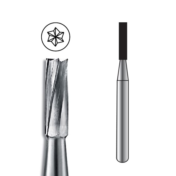Pac-Dent FG #58L Straight Fissure Carbide Bur, Clinic Pack of 100, 01KZ65A7B0Q43K1H5DFT4MGPE1 - Pac-Dent FG #58L Straight Fissure Carbide Bur, Clinic Pack of 100 Burs. - Image 1
